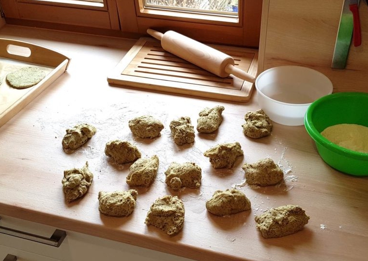 Kürbis-Pita Brot